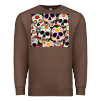 Chestnut cinco de mayo skull Premium Sweatshirt - CowGirlArtShop
