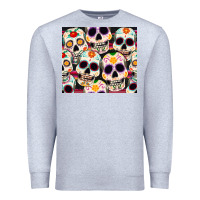 Heather Grey cinco de mayo skull Premium Sweatshirt - CowGirlArtShop