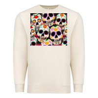 Sandshell cinco de mayo skull Premium Sweatshirt - CowGirlArtShop