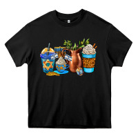Black hannukah coffee cups Heavy Core Tee - AdoDesignShop