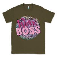 Army Green wax boss Classic Tee - MaliasSmallBusiness