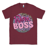 Burgundy wax boss Classic Tee - MaliasSmallBusiness