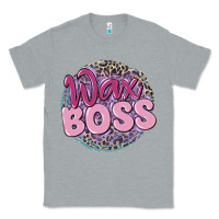 Heather Grey wax boss Classic Tee - MaliasSmallBusiness