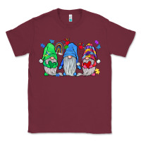 Burgundy autism gnome Classic Tee - JahusDesignShop