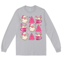 Moon Dust retro doodle pink christmas Long Sleeve Tee - MaliasSmallBusiness