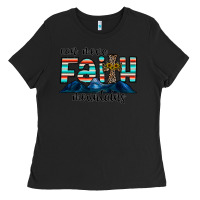Black can move faith mountains Ladies Tee - CowhideDigitalArt