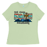 Matcha can move faith mountains Ladies Tee - CowhideDigitalArt