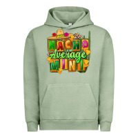 Pigment Oil Green nacho average mini Urban Hoodie - FaDigitalArtStudio