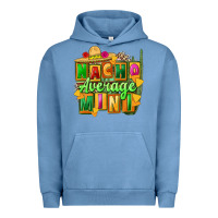 Pigment Pebble Blue nacho average mini Urban Hoodie - FaDigitalArtStudio