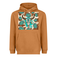 Meerkat gemstone bull skull leopard Heavyweight Hoodie - TumblerDesignByShophia