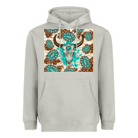 Moon Dust gemstone bull skull leopard Heavyweight Hoodie - TumblerDesignByShophia