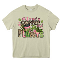 All I Need Is Coffee And Plants Heavy Core Tee | Teevron