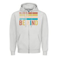 Dove Grey Be Kind Zipper Hoodie - Bettercallsaul