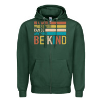 Sports Green Be Kind Zipper Hoodie - Bettercallsaul