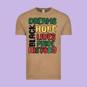 Dreams Hope Lives Pride Vintage Tee Designed By Maliassmallbusiness