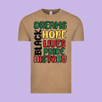 Dreams Hope Lives Pride Vintage Tee Designed By Maliassmallbusiness