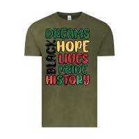 Vintage Olive dreams hope lives pride Vintage Tee - MaliasSmallBusiness