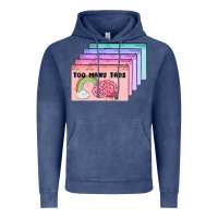 Vintage Denim too many tabs Vintage Hoodie - MaliasSmallBusiness