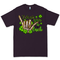 Plum i don t give a luck Premium Tee - Artiststas