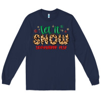 Navy let it snow somewhere else Long Sleeve Tee - MaliasSmallBusiness
