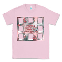 Bubblegum Pink family photo collage Classic Tee - MaliasSmallBusiness