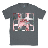 Charcoal Heather family photo collage Classic Tee - MaliasSmallBusiness