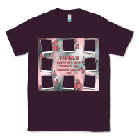 Plum family photo collage Classic Tee - MaliasSmallBusiness