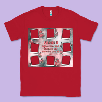 Family Photo Collage Classic Tee Designed By Maliassmallbusiness