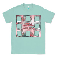 Seafoam family photo collage Classic Tee - MaliasSmallBusiness