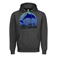 Charcoal Heather Well This Is Orcaward Zipper Hoodie - Bettercallsaul