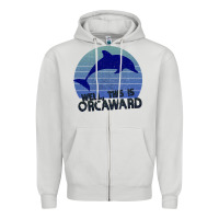 Dove Grey Well This Is Orcaward Zipper Hoodie - Bettercallsaul