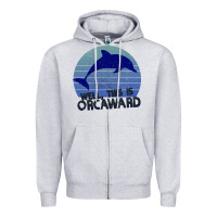 Heather Grey Well This Is Orcaward Zipper Hoodie - Bettercallsaul