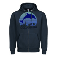 Navy Well This Is Orcaward Zipper Hoodie - Bettercallsaul