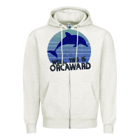 Oatmeal Heather Well This Is Orcaward Zipper Hoodie - Bettercallsaul