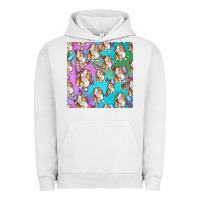 Pigment Lunar Rock Easter Bunny With Truck Seamless Pattern Urban Hoodie - BundleAndBundleShop