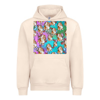 Sandshell Easter Bunny With Truck Seamless Pattern Urban Hoodie - BundleAndBundleShop