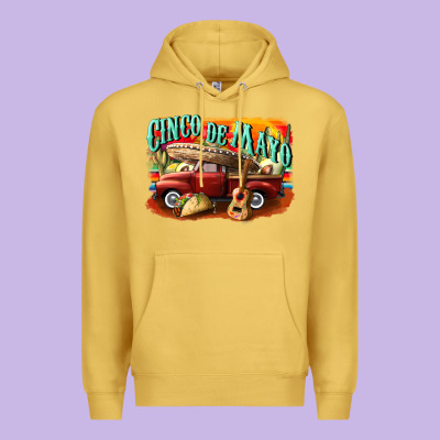 Cinco De Mayo Truck Premium Hoodie Designed By Cowgirlartshop