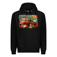 Black cinco de mayo truck Premium Hoodie - CowGirlArtShop