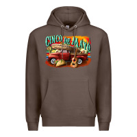 Coffee cinco de mayo truck Premium Hoodie - CowGirlArtShop
