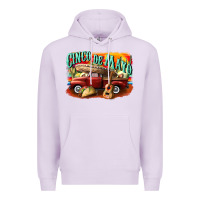 Lilac cinco de mayo truck Premium Hoodie - CowGirlArtShop