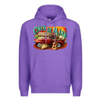 Purple cinco de mayo truck Premium Hoodie - CowGirlArtShop