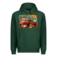 Sports Green cinco de mayo truck Premium Hoodie - CowGirlArtShop