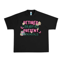Retired Library Kid Present Bookish Girlie Urban Heavy Tee | Teevron