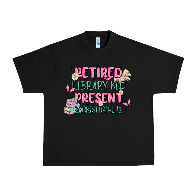 Retired Library Kid Present Bookish Girlie Urban Heavy Tee by MaliasSmallBusiness | Teevron