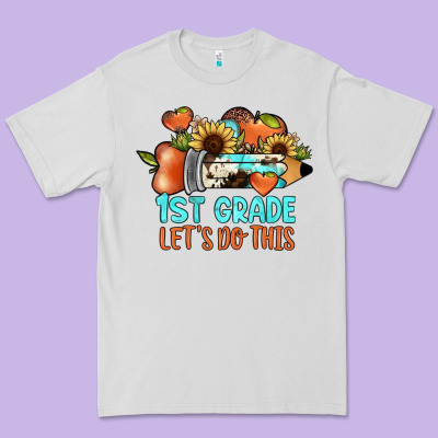 1 St Grade Let's Do This Premium Tee Designed By Jahusdesignshop