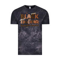 Cloud Black black educator by popular demand Vintage Tee - MaliasSmallBusiness