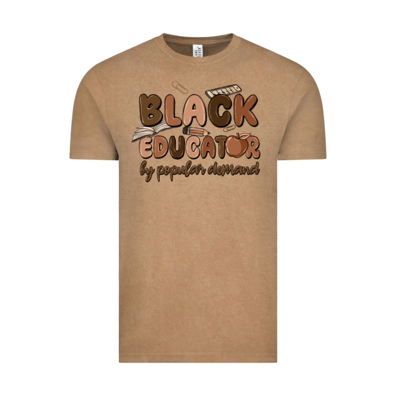 Black Educator By Popular Demand Vintage Tee by MaliasSmallBusiness | Teevron