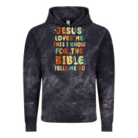 Cloud Black jesus loves me this i know for the bible tells me Vintage Hoodie - MaliasSmallBusiness