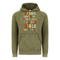 Jesus Loves Me This I Know For The Bible Tells Me Vintage Hoodie | Teevron