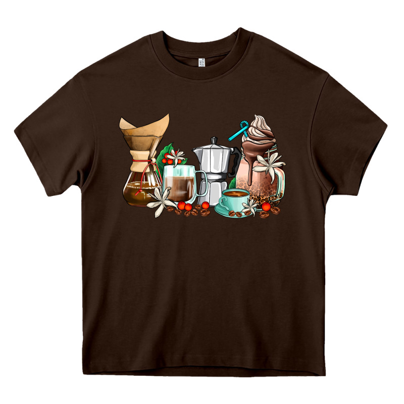 Coffee Tools Coffee Cups Heavy Core Tee by AdoDesignShop | Teevron
